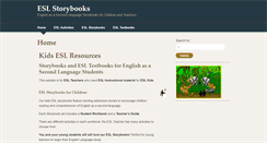 Desktop Screenshot of esl-storybooks.com