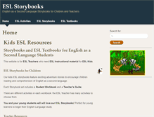 Tablet Screenshot of esl-storybooks.com